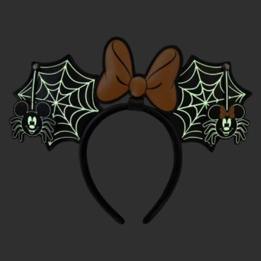 Loungefly Mickey & Minnie Mouse Spider Ear Headband 🧡 - Picture 3 of 3